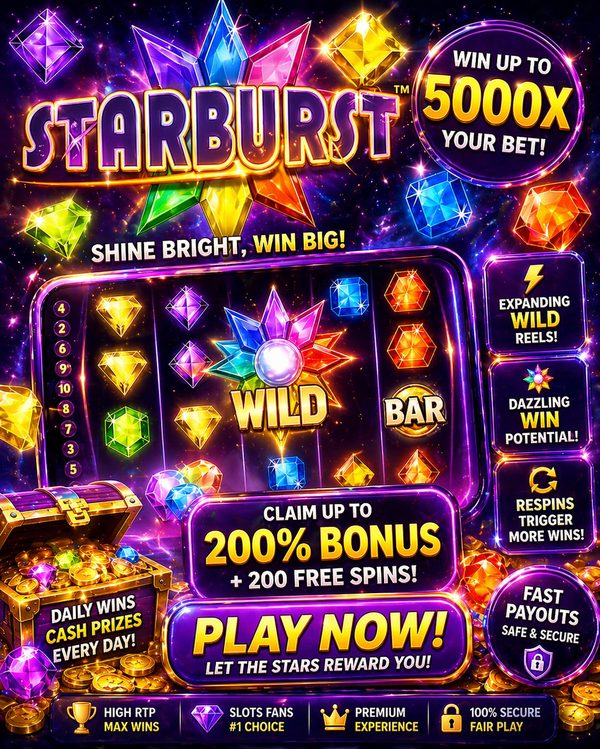 Starburst slot by NetEnt